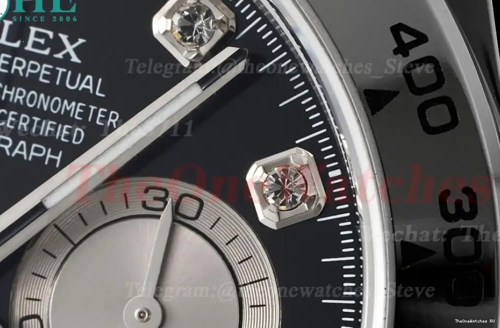 126509 SH4131 QF Super 40mm Daytona Black Dia SS Clone SS 0414